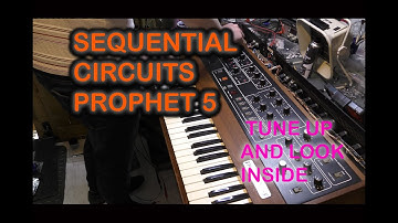 Prophet 5  - A quick tuneup and a look inside