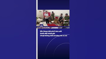 Bắc Giang triệt phá ổ sản xuất thuốc diệt chuột giả: Chuột không chết mà tăng cân vù vù! | VTVIndex