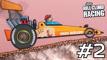 Hill Climb Racing - Dragster on Mars 1581m