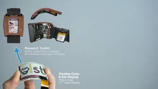 Bendable Color ePaper Displays for Novel Wearable Applications and Mobile Visualization screenshot 4