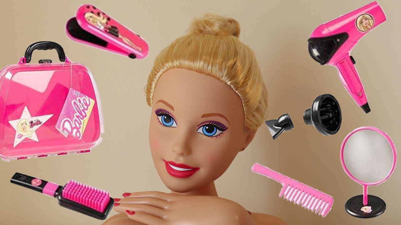 Barbie Hair Care Case Barbie Color Cut And Curl Deluxe Styling