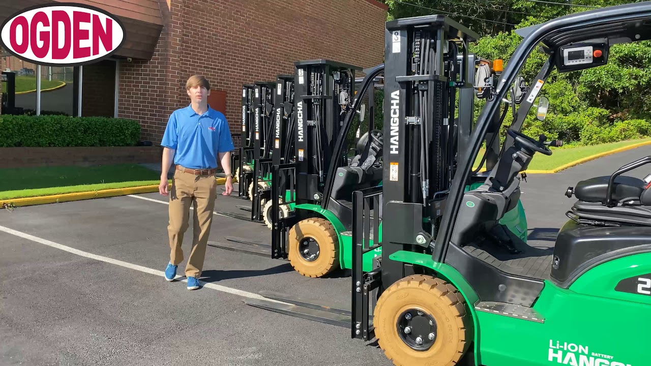 Hangcha LIthium Ion Forklifts at Ogden Forklifts! YouTube