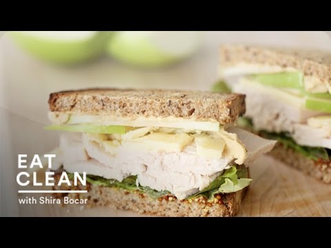 Turkey, Cheddar, and Green Apple Sandwich - Eat Clean with Shira Bocar