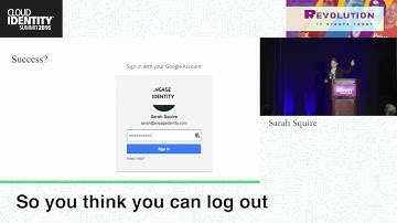 CIS 2016 Tuesday, June 7- So You Think- Sarah Squire