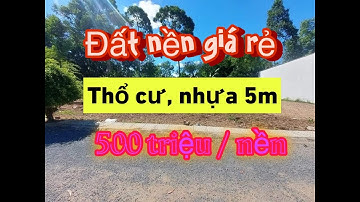Số 5: Bán đất gần KCN Tân Hương || Bán đất Tân Hương Tiền Giang giá rẻ chỉ 500tr