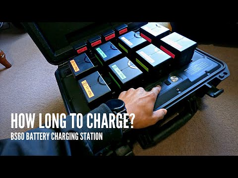 How long to charge all batteries in the M300 (TB60) Battery station?