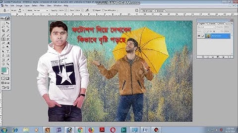 How to make rain effect In Adobe Photoshop 7.0