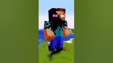 Minecraft Herobrine Statue Evolution: From NOOB to GOD! 🤯 #shorts #buildbattle"