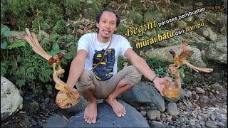 MURAI BATU 100 Juta JUARA! dibikin asbak?? Karya seni bambu | asbak bambu