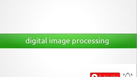 Introduction to digital image processing || Digital Image representations ||#digitalimageprocessing