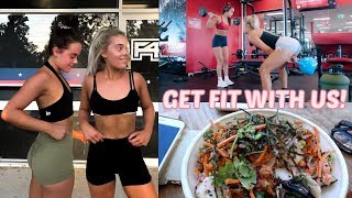 Get Fit With Us In 2019 What We Eat In A Day Full Body Workout Mescia Twins
