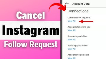 How To Cancel Follow Request On Instagram! (2023)