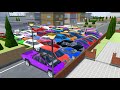 RAINBOW CARS POLICE KOBAN-COLLECTION ALL VAHICLE 🏍️🚗🚓🚒-SAKURA 🚨🥶🥳