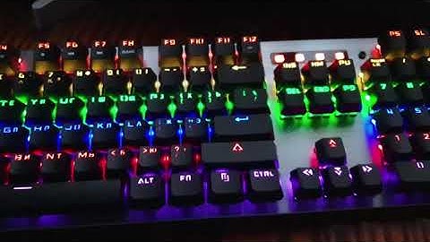 Распаковка и краткий обзор игровой клавиатуры A4Tech Bloody B760.