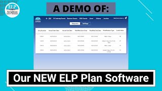 ELP Plan Demo