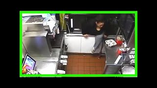 Woman arrested after climbing in a mcdonald's drive-thru window to allegedly take cash and food