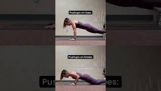 Knee pushups are not cheating especially during my 20 minute hiit workout #shorts