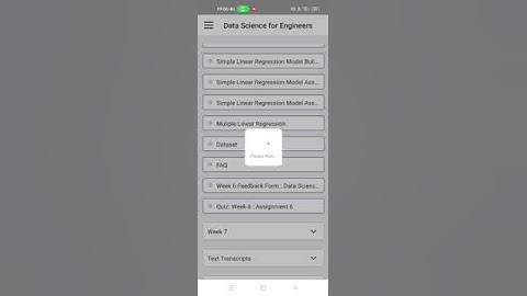 NPTEL Data Science for Engineers Week 6 Assignment Answers | 2025