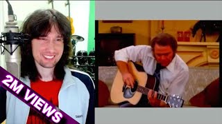 Video thumbnail of "British guitarist reacts to the day that Roy Clark WON at playing the guitar!"