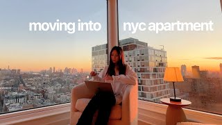 NYC vlog | first day moving in, apartment tour, productive days in the city, nyfw events, Soho