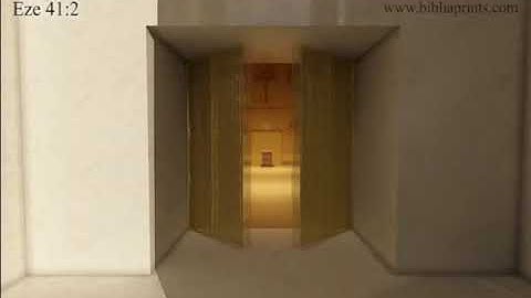 Ezekiel Temple Vision - Chapter 41 - 3D Animation