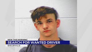 Search for wanted driver in Shelbyville