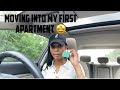 MOVING INTO MY FIRST APARTMENT!!!