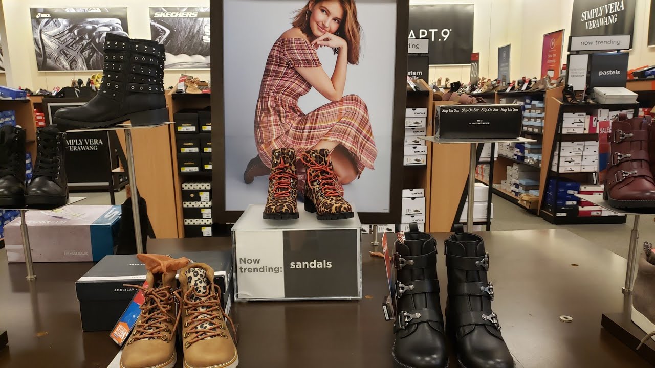 KOHL'S SHOE DEPT WALK THROUGH - YouTube