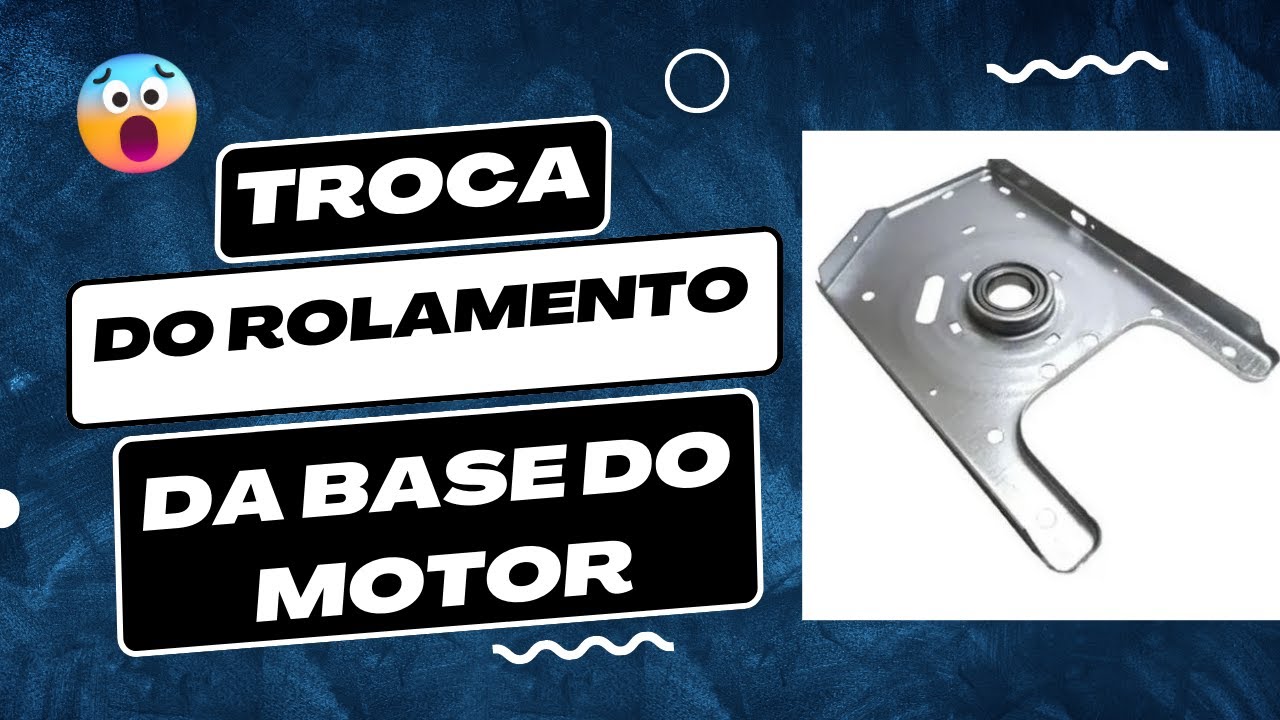 Como trocar o rolamento da base do motor da Consul e Brastemp