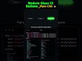 💎 Glassmorphism Hover Button Effect in CSS – Modern UI Design! #shorts