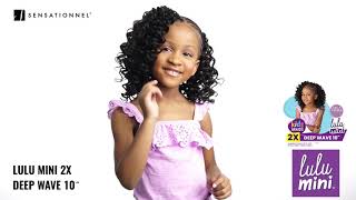 Sensationnel Lulu Mini Synthetic Kids Braid - 2X DEEP WAVE 10 (T1B/27)