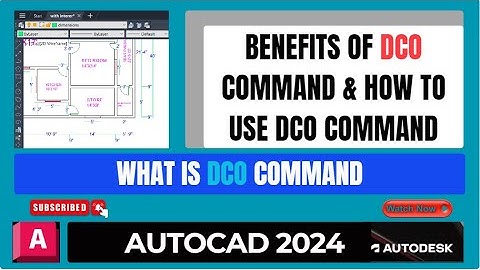 DCO (Dim continue) - AutoCAD Tutorial | How to use DCO Command | What is DCO Command