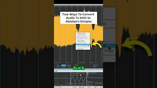 Start converting audio to MIDI in Simpler! #AbletonLive