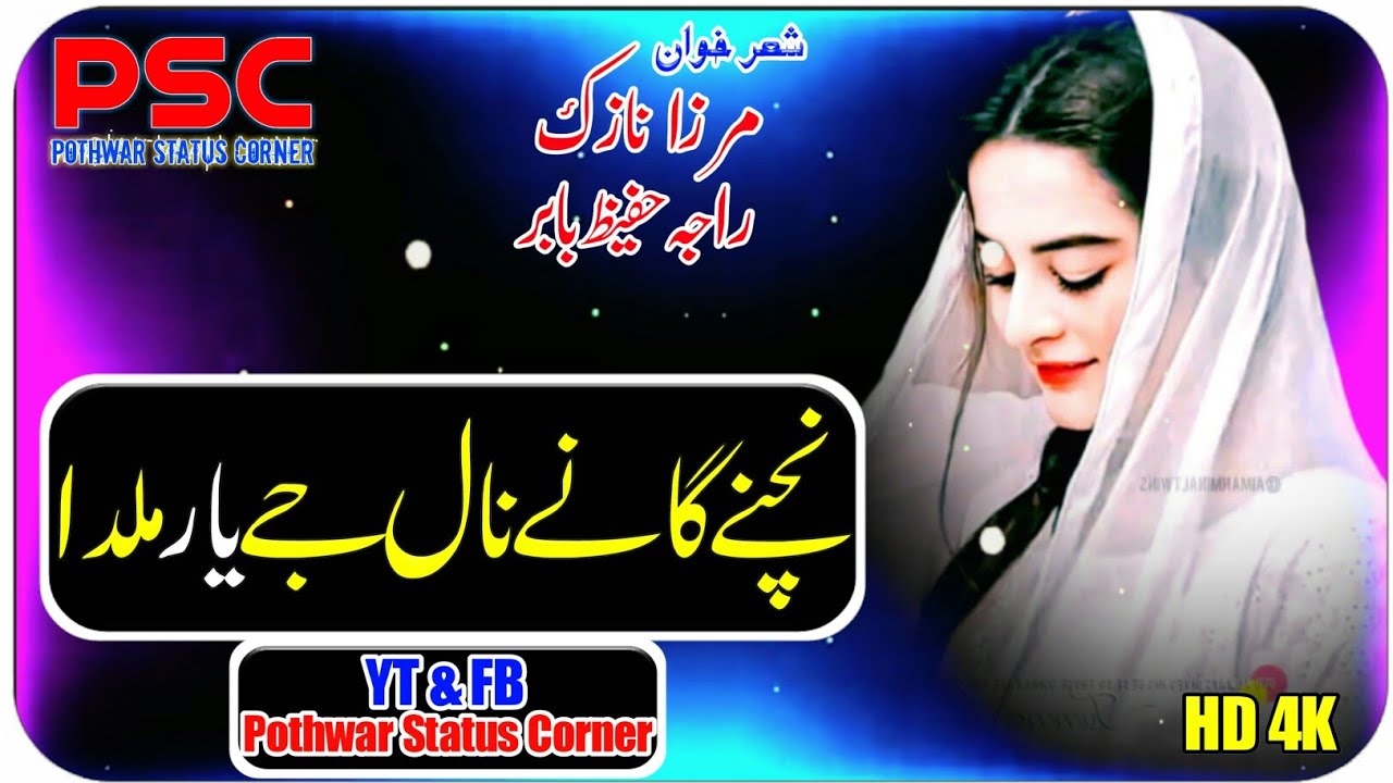 Sad Pothwari Sher By Mirza Nazak And Raja Hafeez Babar  Trending Pothwari Sher  HD Status