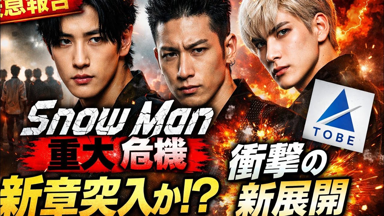 🔥緊急速報🔥Snow Manに衝撃展開⁉️新章突入の裏側とは…😱✨