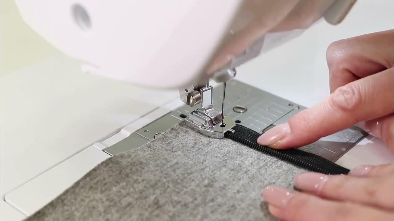 Brother Original Concealed Zipper Foot F080AP YouTube
