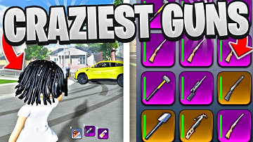 I USED THE CRAZIEST GUNS TO SLIDE ON MY OPPS IN ROBLOX BLOCKSPIN