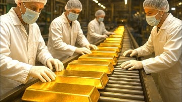 Inside the Gold Factory: From Mine to Pure Luxury Gold Bars (Full Process)