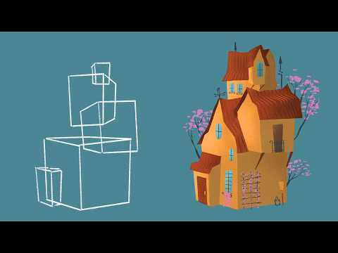 3 ways of drawing anything: HOUSES