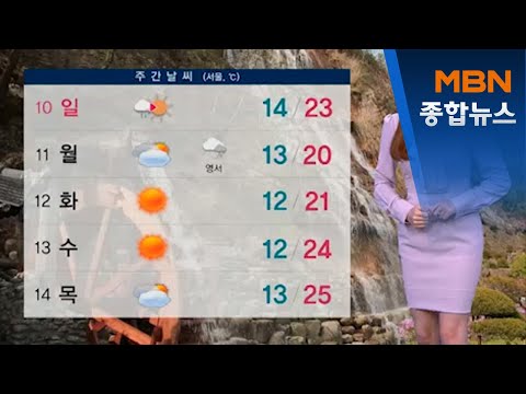 주말 전국 비…남해안·제주 강한 비[MBN 종합뉴스]