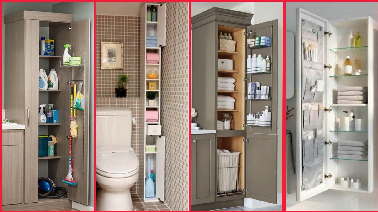 space saving Bathroom cupboard ideas wash room vanity designa YouTube