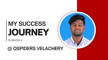 Congratulations, Mr. Subash K for getting placed as a Software Developer