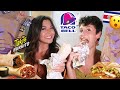 We ordered EVERYTHING from TACO BELL in Costa Rica w/ Gabby Eniclerico!!