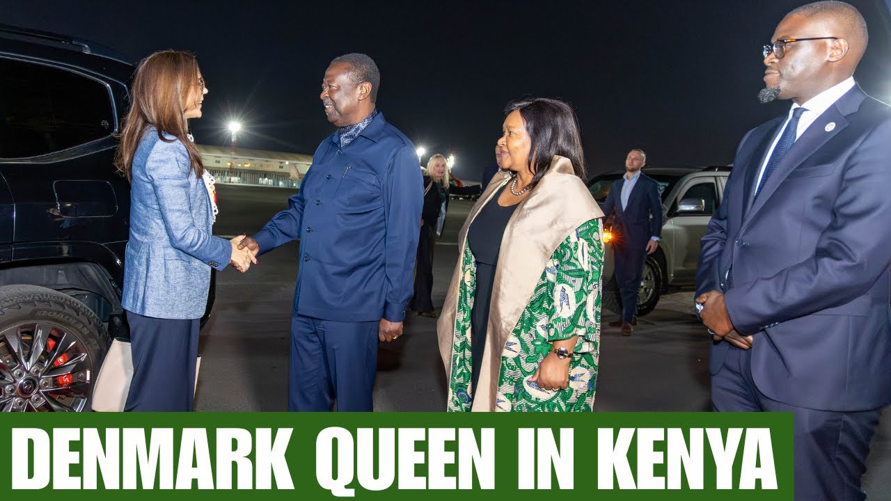 See How Mudavadi welcomed Her Majesty Queen Mary of Denmark to Kenya