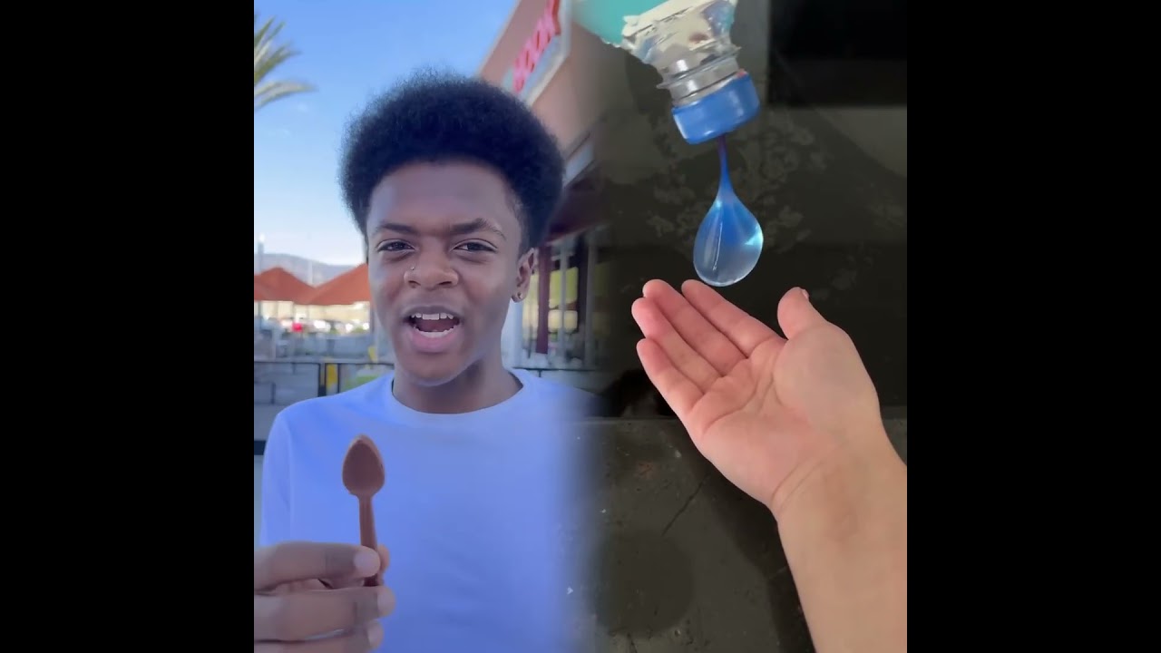 WHY IS HE EATING PIZZA WITH HIS HANDS  