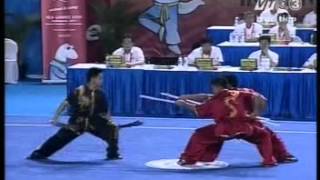 VO THUAT Clip HAI ANH - WUSHU bieu dien Clip 5.flv screenshot 5