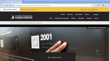 Screen Reader Image Description Navigation Demo