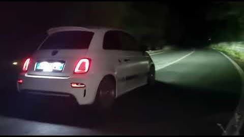 Abarth 500 TD04 XRS launch control + rev limiter + flame 🔥