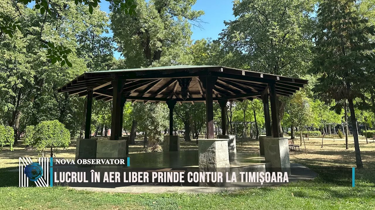 Lucrul în aer liber prinde contur la Timișoara