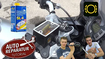 Wie entlüftet man Bremsen beim Motorrad?